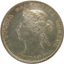 1872H Obverse 2, ICCS EF-45; Cleaned