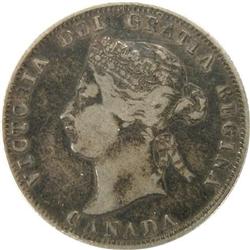 1872H Die Break V, Obverse 2 ICCS VG-10