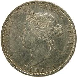 Canada 25 Cents 1881H VF-EF