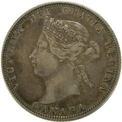 Canada 25 Cents 1881H, VF