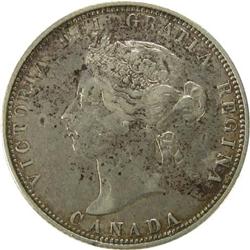 Canada 25 Cents 1881H, VF
