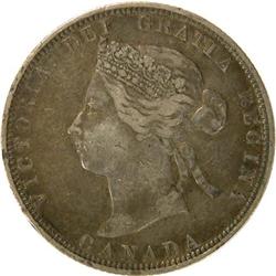 Canada 25 Cents 1883H, VF