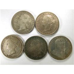 1883H 1892 1899 1901 1903, F or better