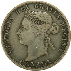 1886 Obverse 5, Short Bough Ends, VF