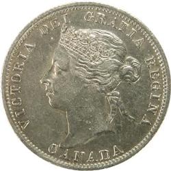 Canada 25 Cents 1901 ICCS EF-40 Cleaned