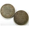 Image 2 : Canada 25 Cents 1902H and 1903, both VF