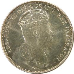 Canada 25 Cents 1905 PCGS MS-66