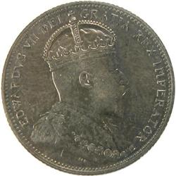 Canada 25 Cents 1908 ICCS MS-62