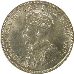 Canada 25 Cents 1913 ICCS MS-62