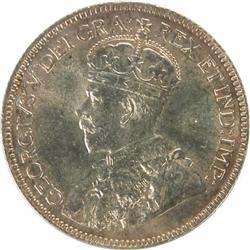 Canada 25 Cents 1918 ICCS MS-64