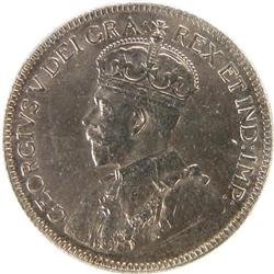 Canada 25 Cents 1919 ICCS MS-63