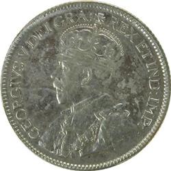 Canada 25 Cents 1927 VF-EF Cleaned