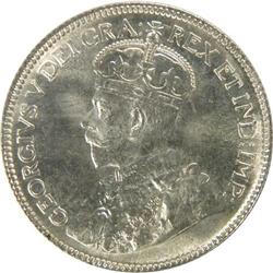 Canada 25 Cents 1934 ICCS MS-65