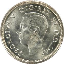 Canada 25 Cents 1937 ICCS MS-65