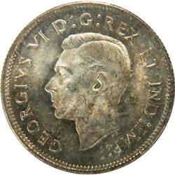 Canada 25 Cents 1939 ICCS MS-65 Cameo