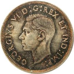 Canada 25 Cents 1942 ICCS MS-65