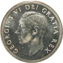 Canada 25 Cents 1950 ICCS MS-65