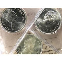 1965, 1966 and 1967, all ICCS MS-65