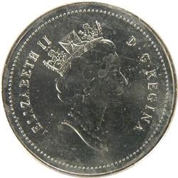 Canada 25 Cents 1991 ICCS MS-65