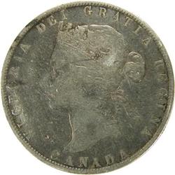 Canada Fifty Cents 1871H VG