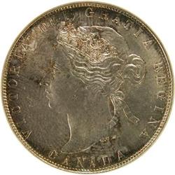 Canada Fifty Cents 1881H ICCS/NGC MS-63