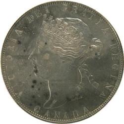 Canada Fifty Cents 1881H VF-EF cleaned