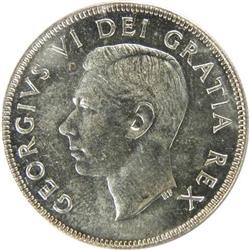 Canada Fifty Cents 1952 ICCS-MS-65