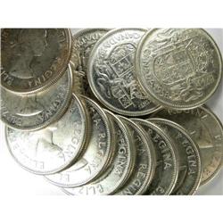 1958 Dot, twelve pieces, EF and better