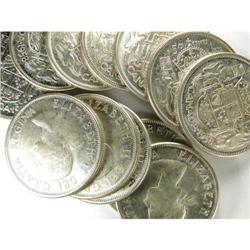 1958 Dot, twelve pieces, EF and better