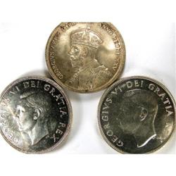 1935 1949 1952, all Unc to Choice Unc