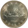 Image 2 : Canada Silver Dollar 1936 ICCS MS-65