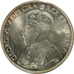 Canada Silver Dollar 1936 ICCS MS-65