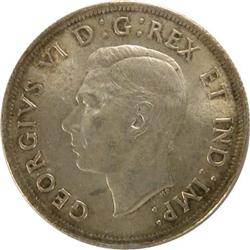 Canada Silver Dollar 1937 ICCS MS-63