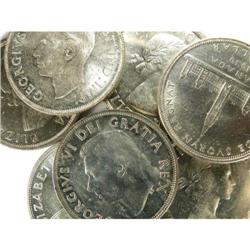 1937-1958. Seven pieces, Uncirculated