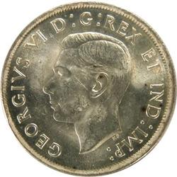 Canada Silver Dollar 1938 ICCS MS-64