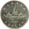 Image 2 : Canada Silver Dollar 1945 ICCS MS-60