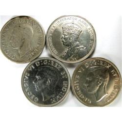 1945 VG. Plus 1935 39 & 46, EF cleaned