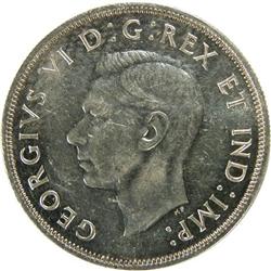 Canada Silver Dollar 1947 Blunt 7, AU