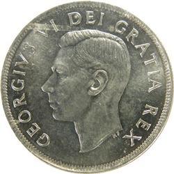 Canada Silver Dollar 1949 ICCS MS-66