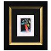 Image 1 : Peter Max- Original Mixed Media with Watercolor and Color Pencil "Vase Of Flowers I (B&W Series)"