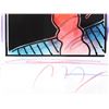 Image 3 : Peter Max- Original Mixed Media with Watercolor and Color Pencil "Vase Of Flowers I (B&W Series)"