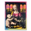 Image 1 : Steve Kaufman (1960-2010) "Madonna and Baby Jesus" Hand Signed and Numbered Limited Edition Hand Pul