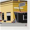 Image 2 : Armond Fields (1930-2008), "Fieldsville Trolley" Limited Edition Hand Pulled Original Serigraph, Num