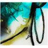 Image 2 : Hen Maman- Original Painting with Alcohol ink, acrylic, and epoxy rasin on Canvas "Adi"