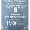 Image 2 : Three 1/4 Grain .999 Platinum Certified Bars