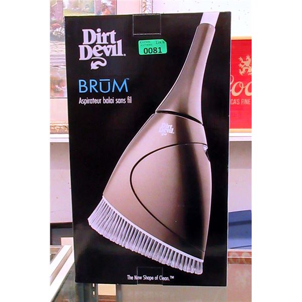 New Dirt Devil Cordless Broom Vacuum