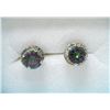 Image 1 : New Rainbow Mystic Topaz & Diamond Earrings