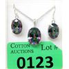 Image 1 : New Mystic Topaz Earring & Necklace Set