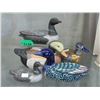 Image 1 : 5 Duck Figurines - Assorted Materials