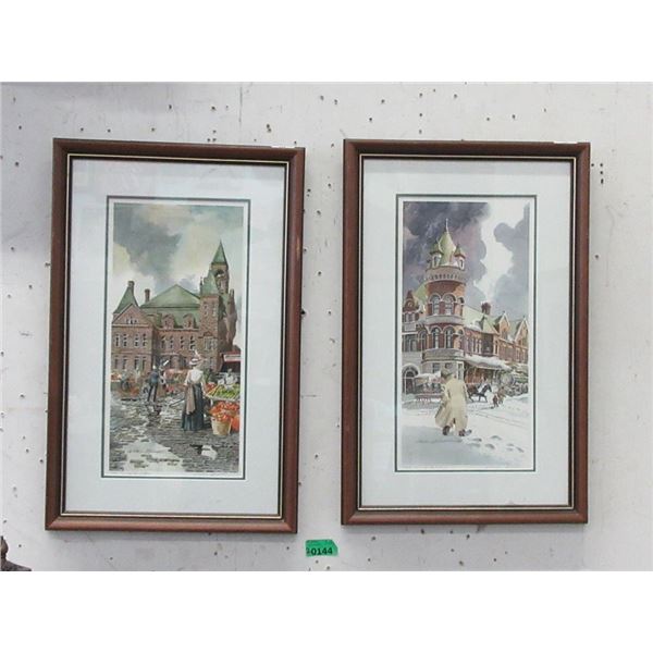 2 Ltd. Edition William Biddle Framed Prints